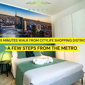  Appartement Elegant Citylife Apartment- Metro Access - Double Italie
